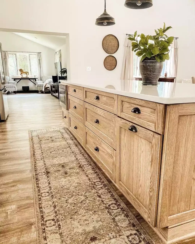 Cozy Runner in Farmhouse Kitchen