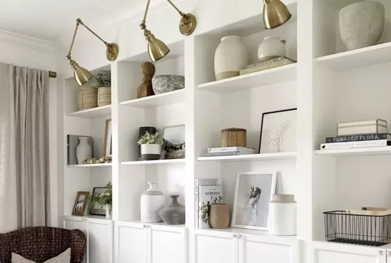 15 IKEA Living Room Ideas Beyond Basic Showroom Displays 2 Craft a Custom Library
