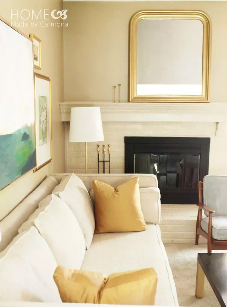 42 White Brick Fireplace Ideas to Modernize Your Living Space 11 Cream Brick Fireplace