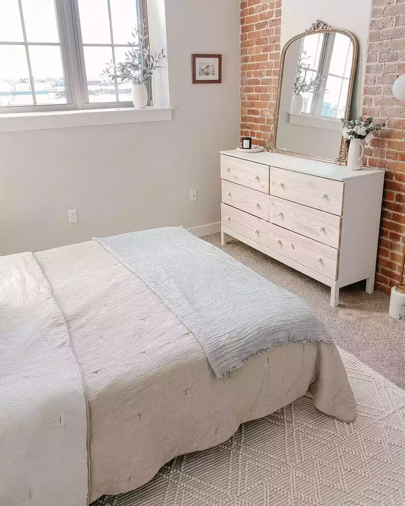 36 Beautiful Dresser Styling Ideas You Need to See Today 28 Create Contrast With Different Decor Styles