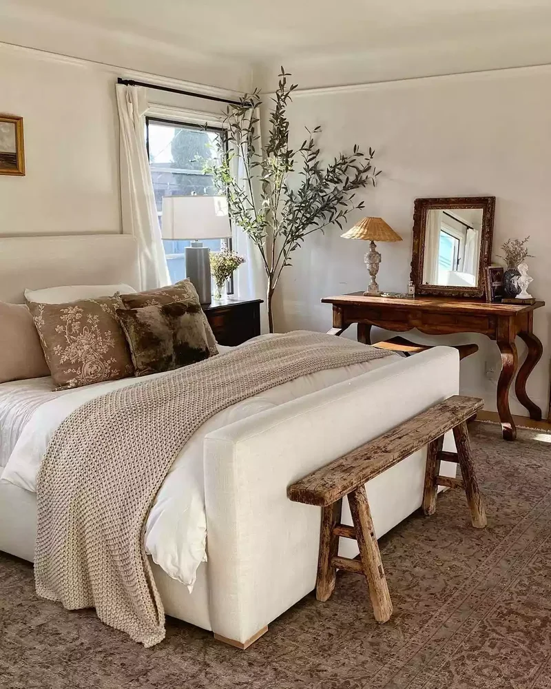 67 Farmhouse Style Ideas for Your Modern Rustic Home 22 Create Texture With a Chunky Throw