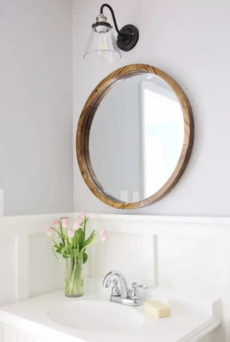 Create Your Own Round Wood Frame