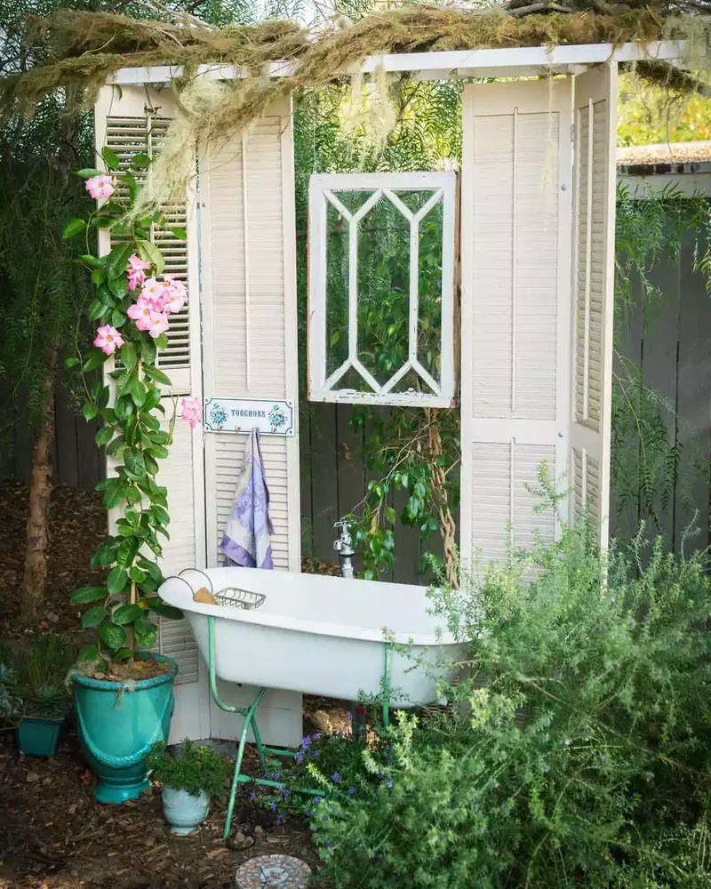 12 Outdoor Sink Ideas That Will Transform Your Backyard 6 Create a Charming Setup