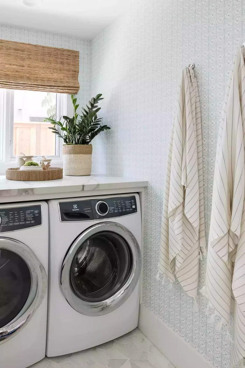 53 Stylish Small Laundry Room Ideas That Work Beautifully 1 Create a Coastal Laundry Room