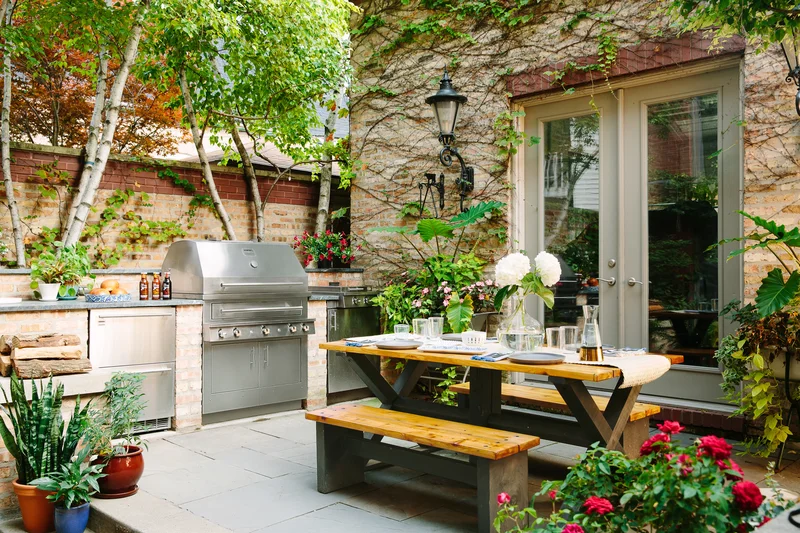 15 Backyard Grill Ideas for Your Summer Entertaining Space 15 Create a Cohesive Space