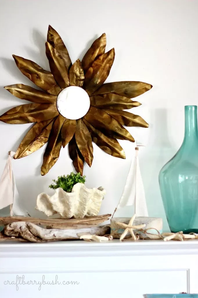 Create a DIY Sunburst Mirror Frame