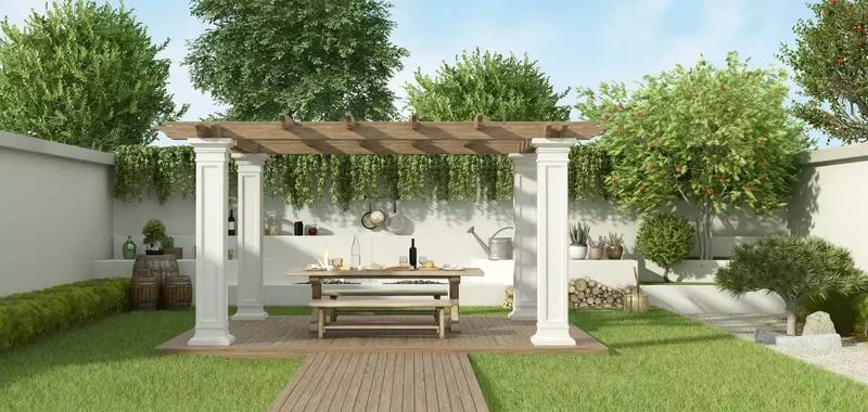 15 Beautiful Floating Deck Ideas for Any Outdoor Space 2 Create a Dining Space