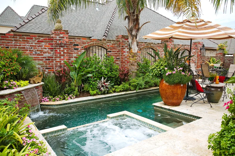 20 Stunning Pool Landscaping Ideas to Design Your Backyard Oasis 18 Create a Focal Point