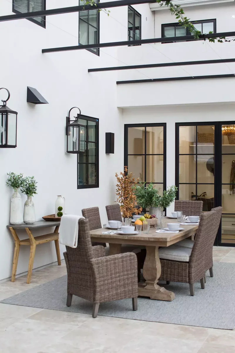 68 Patio Design Ideas That'll Have You Living Outdoors 19 Create a Formal Dining Area