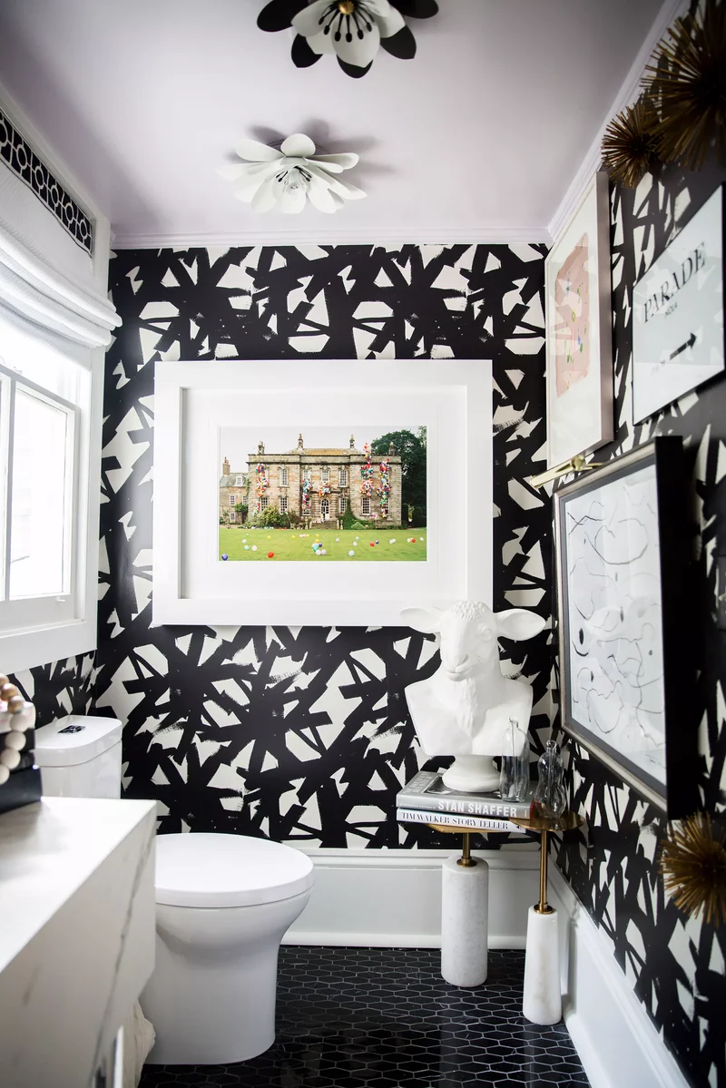 51 Stunning and Inspired Bathroom Wall Decoration Ideas 26 Create a Gallery Wall