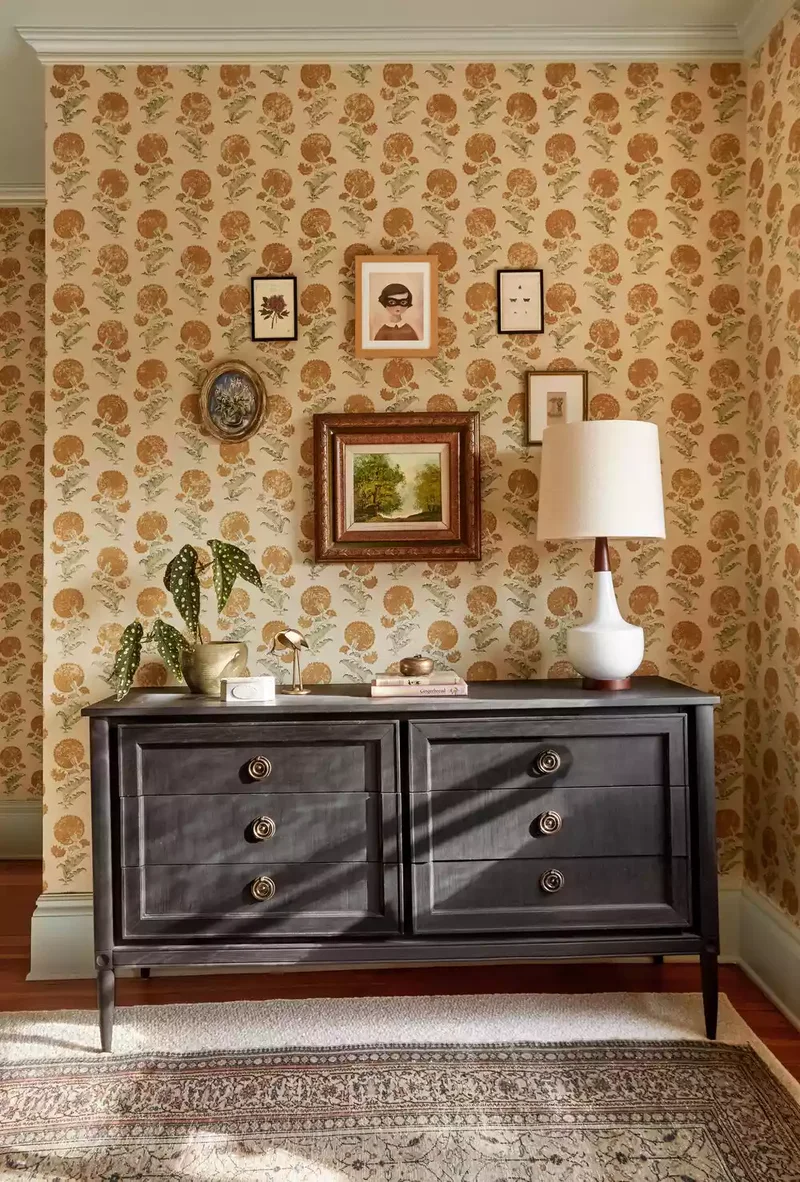 36 Beautiful Dresser Styling Ideas You Need to See Today 23 Create a Gallery Wall