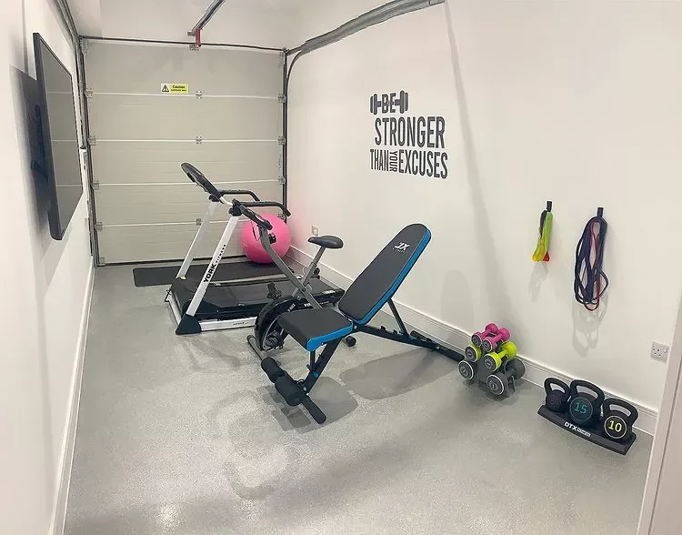 23 Garage Decorating Ideas to Transform Inside and Out 9 Create a Garage Gym
