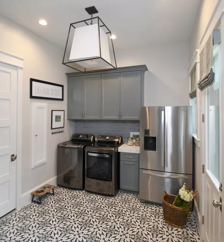 57 Laundry Room Ideas That Make Chores More Enjoyable 13 Create a Laundry Corner