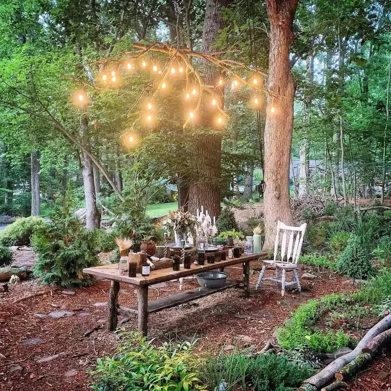 26 Secret Garden Ideas to Bring Your Favorite Books to Life 4 Create a Whimsical Outdoor Light Fixture