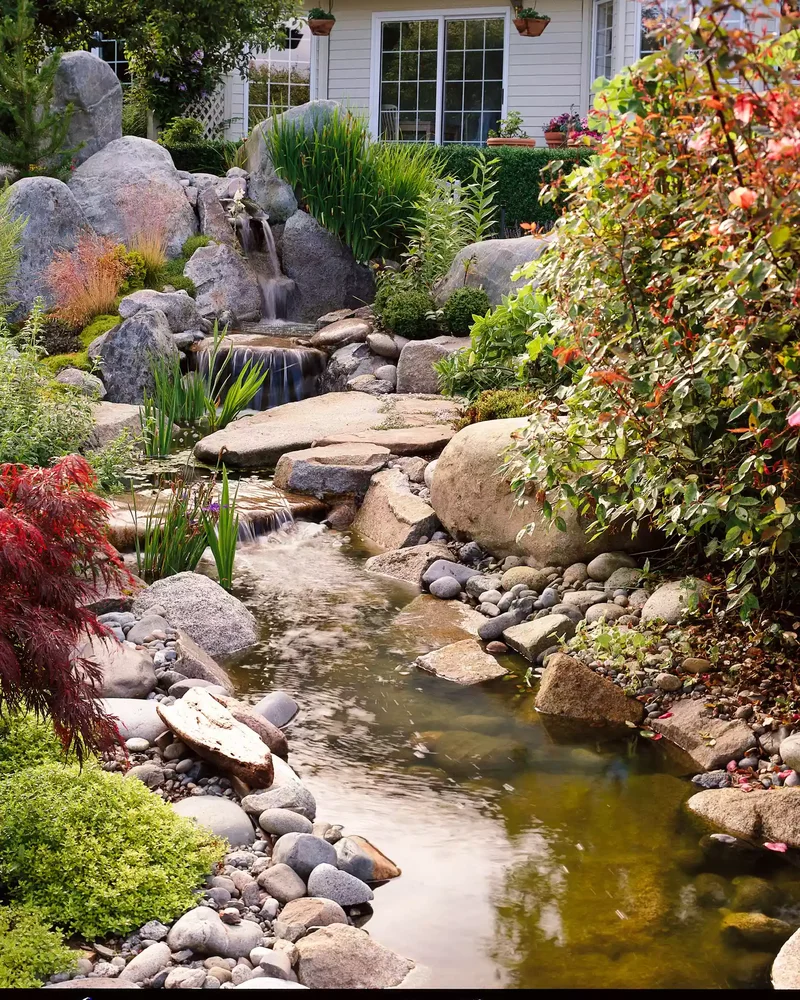 44 Stunning Water Feature Ideas to Transform Your Yard 5 Creek Water Feature