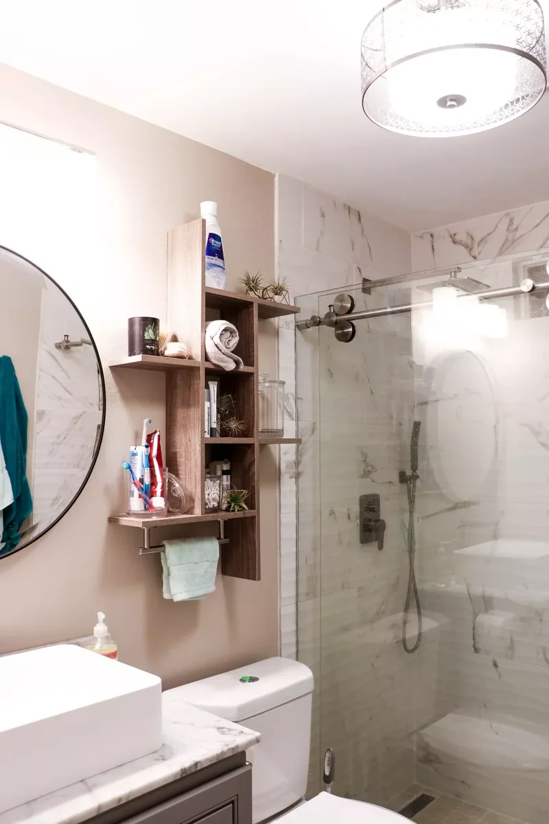 17 Stylish Over the Toilet Storage Ideas for Your Bathroom 9 Curate Some Cubbies