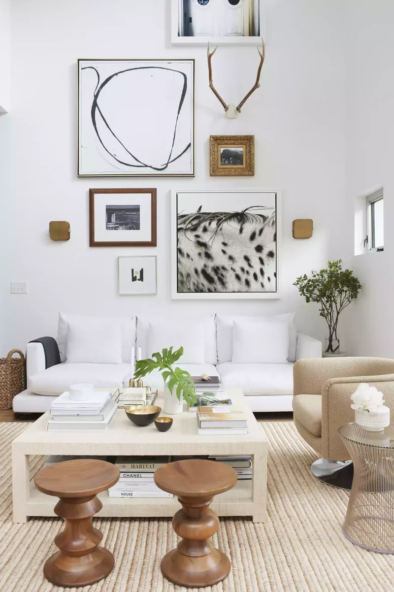 50 Formal Living Room Ideas That Feel Fresh and Inviting 41 Curate a Gallery Wall