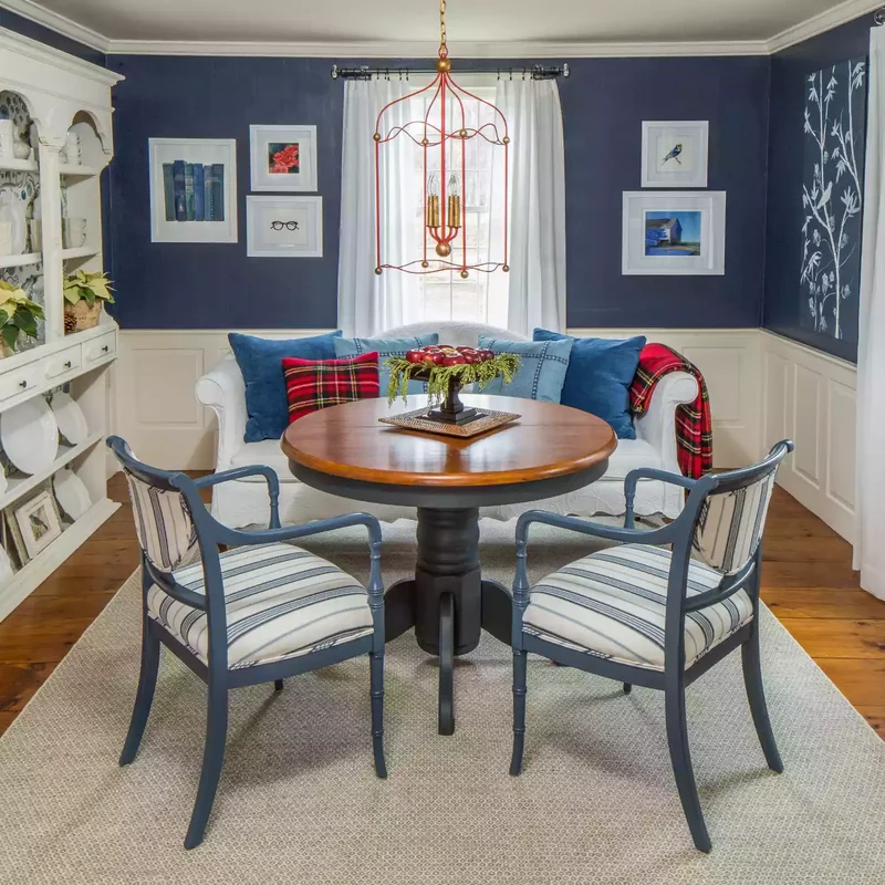 40 Beautiful Blue Dining Rooms You'll Want to Recreate 19 Curl Up