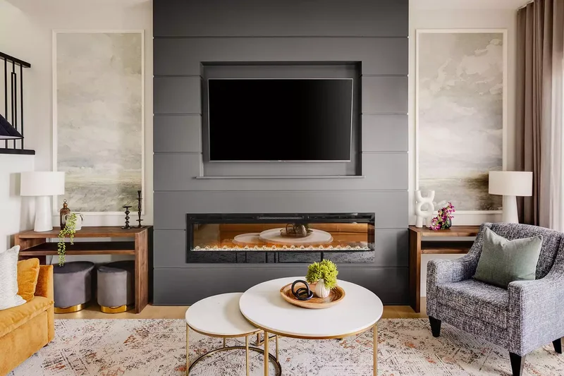 How to Style Your TV Stand for a Beautiful Living Room 18 Custom Fireplace Niche