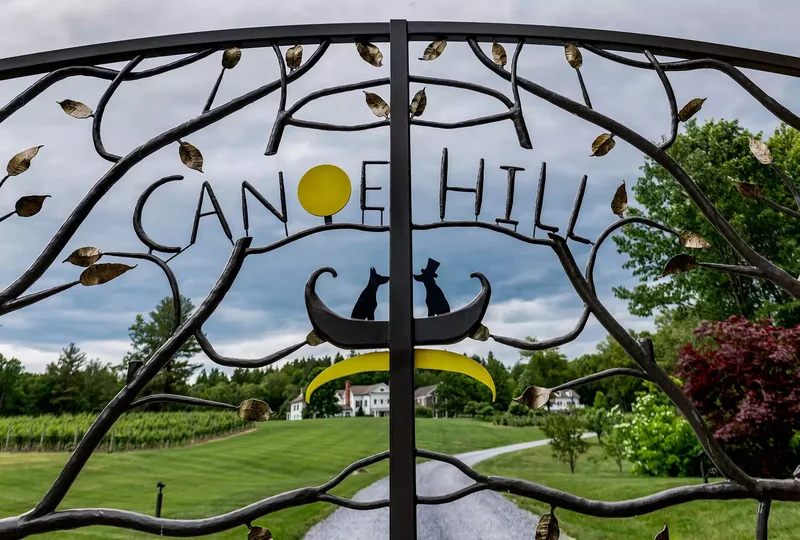 35 Beautiful Driveway Gate Ideas for Any Home Style 33 Custom Sign Driveway Gate