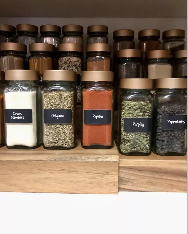 20 Creative Spice Rack Ideas for Kitchen Organization 8 Customize Your Own Labels