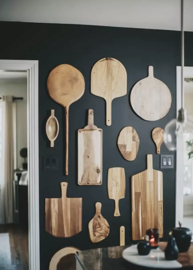 43 Stunning Kitchen Wall Decor Ideas to Transform Your Space 5 Cutting Board Gallery Wall