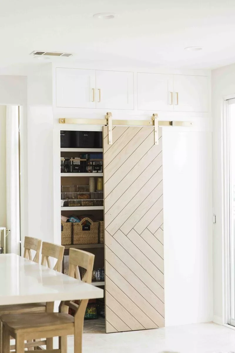 These Smart Pantry Door Designs Could Inspire a Kitchen Makeover 19 DIY Barn Door