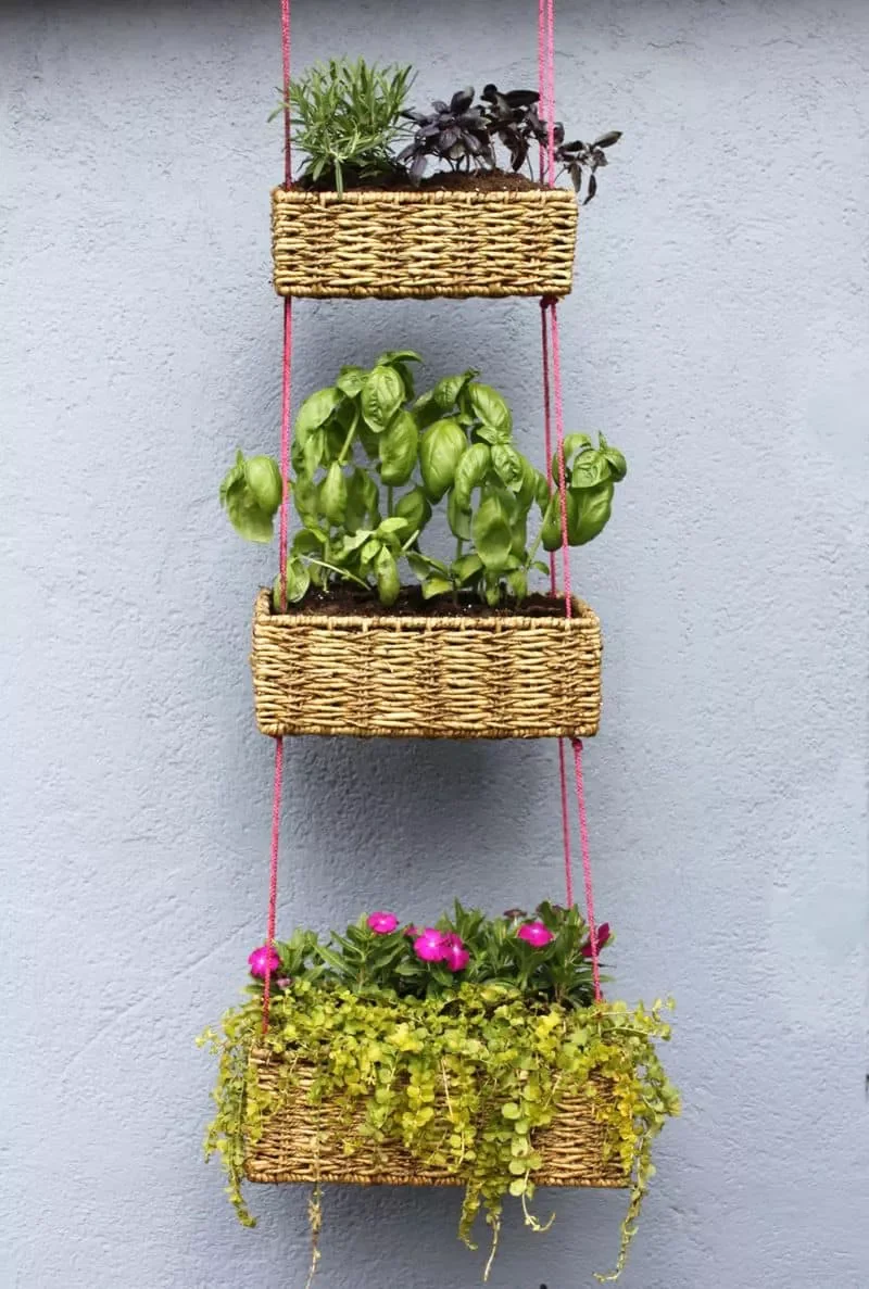 27 Stunning Flower Garden Designs and Layout Inspirations 12 DIY Hanging Basket Garden