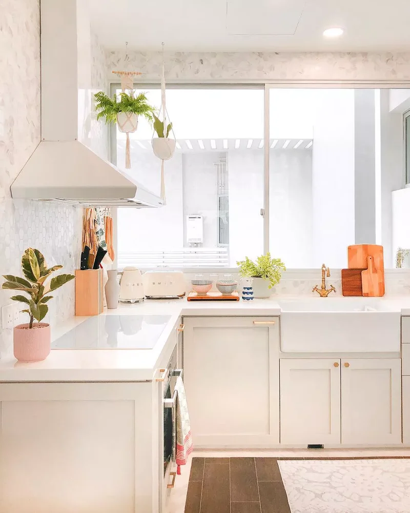 DIY Hex Tile Backsplash