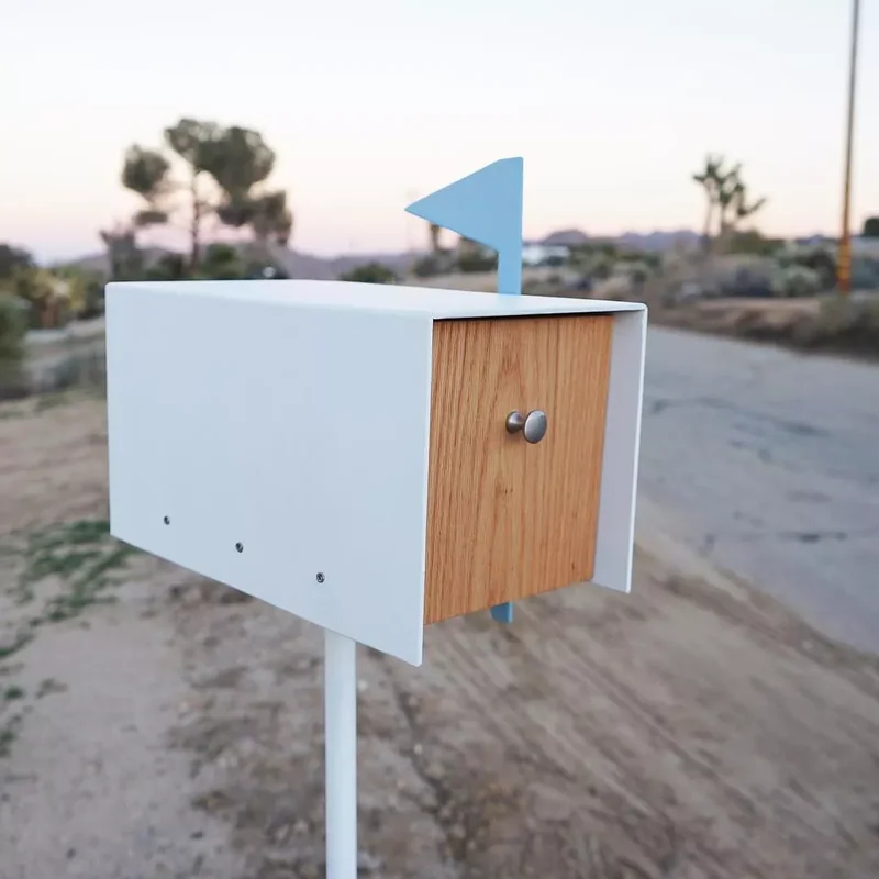 27 Mailbox Post Ideas That'll Boost Your Curb Appeal 14 DIY Modern Mailbox