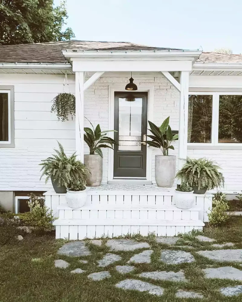 82 Stunning Front Yard Landscaping Ideas to Try This Spring 80 DIY Slate Walkway