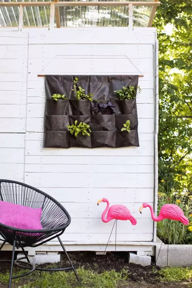 35 DIY Backyard Garden Projects to Transform Your Space 26 DIY Small Space Vertical Herb Garden