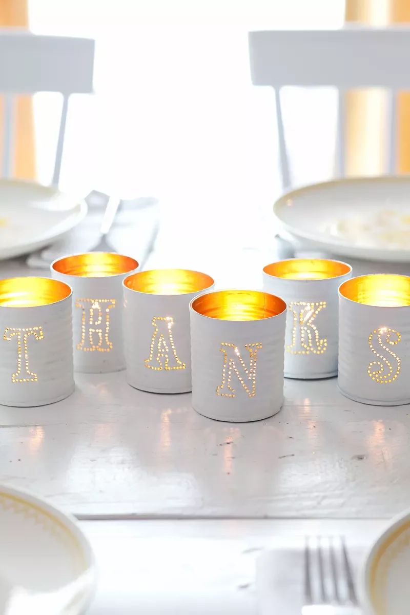 62 Stunning Thanksgiving Table Settings That Will Wow Guests 13 DIY Thanksgiving Votives