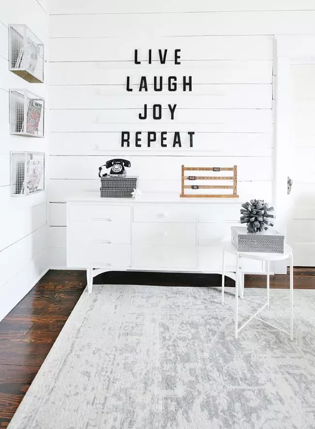 DIY Wall-Sized Letter Board