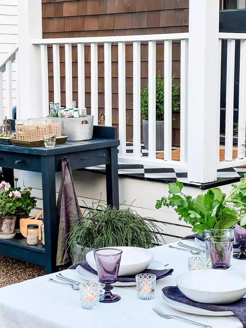 27 Small Backyard Ideas to Help You Make the Most of Space 18 DIY a Potting Bench Bar