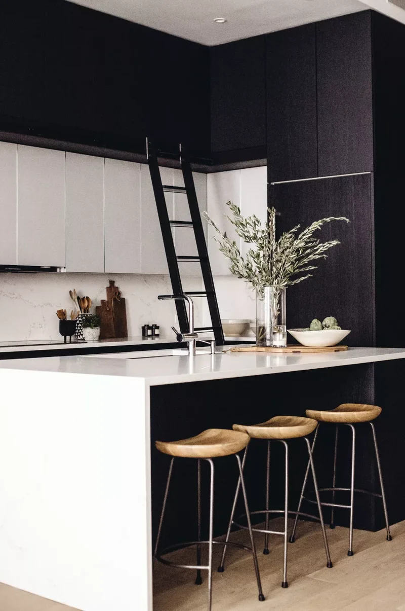 Dark Accented Kitchen