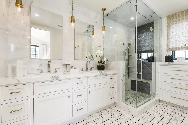 25 Stunning Double Vanity Bathroom Ideas You'll Adore 9 Dazzle With Brass