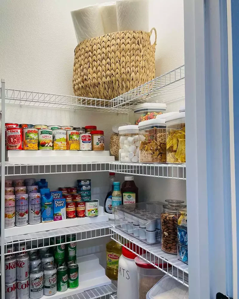 20 Clever Small Pantry Organization Ideas That Work 6 Decant It
