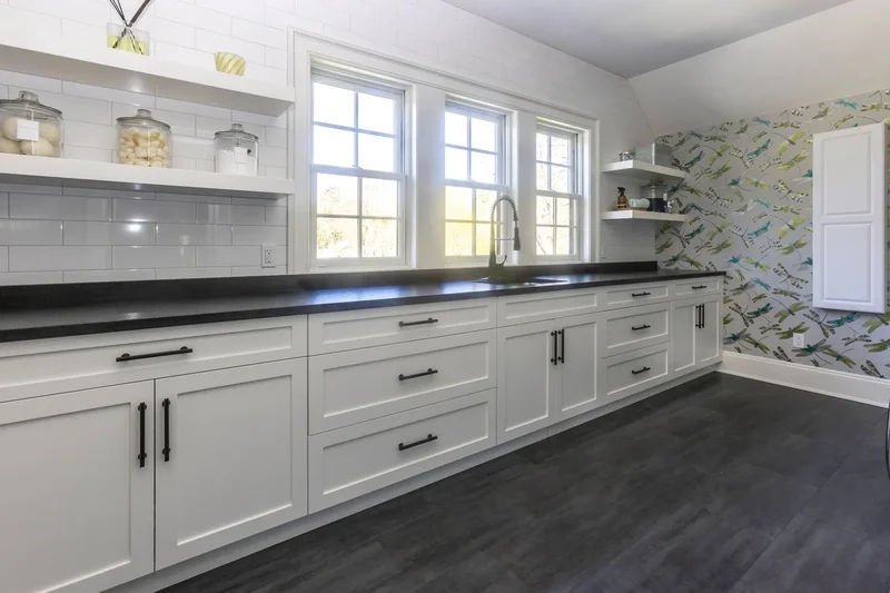 18 Smart Laundry Shelving Ideas to Maximize Small Spaces 4 Decant Your Laundry Essentials Into Glass Jars