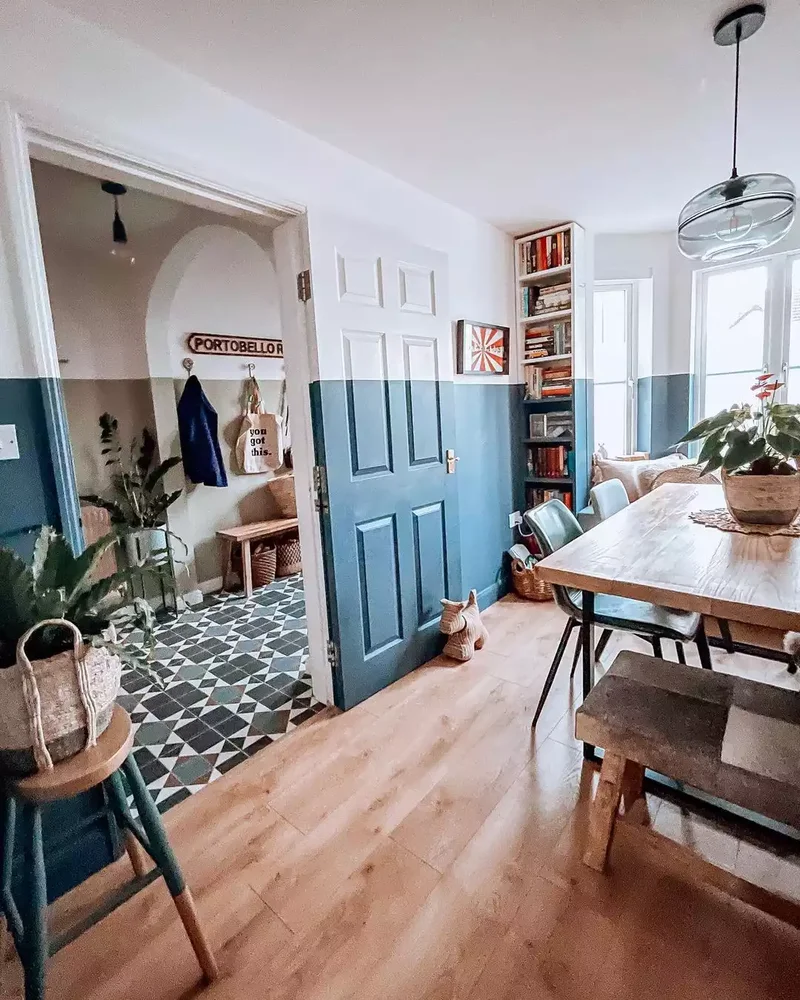 40 Beautiful Blue Dining Rooms You'll Want to Recreate 12 Deck Out the Door