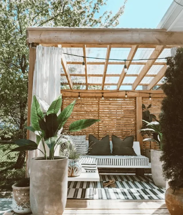 Deck With Pergola Roof