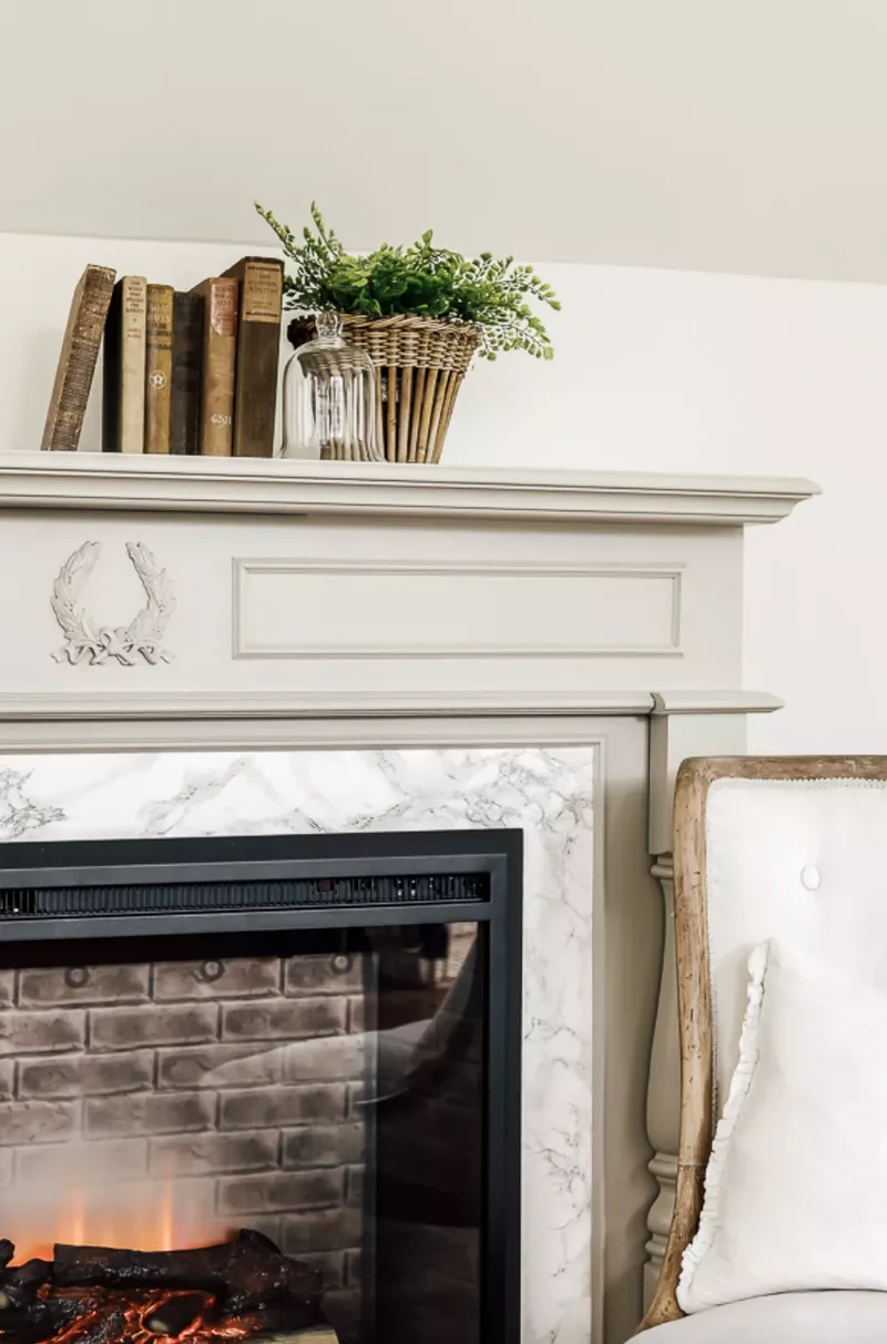 34 Cozy Farmhouse Fireplace Designs to Transform Your Room 3 Decorate With Books