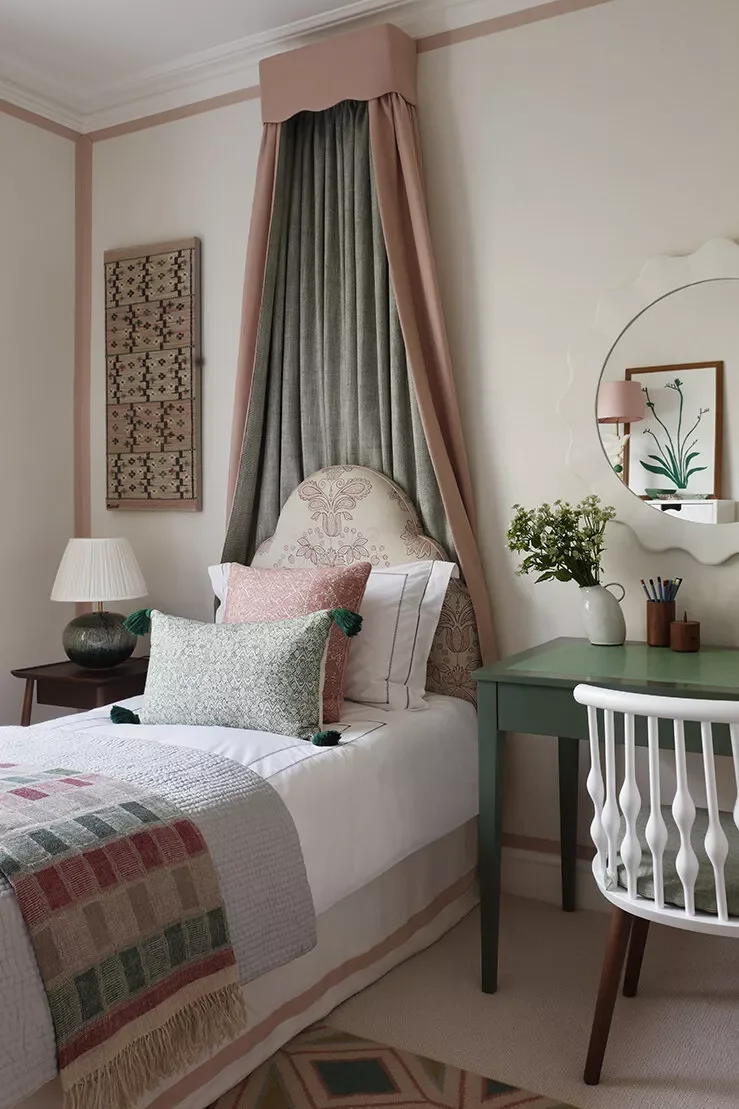 52 Small Bedroom Ideas That Maximize Your Compact Space 1 Decorate the Bed Wall