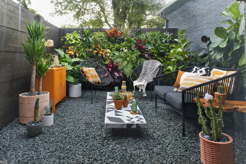 35 Stunning Patio Design Ideas for Your Outdoor Oasis 23 Define with Potted Plants