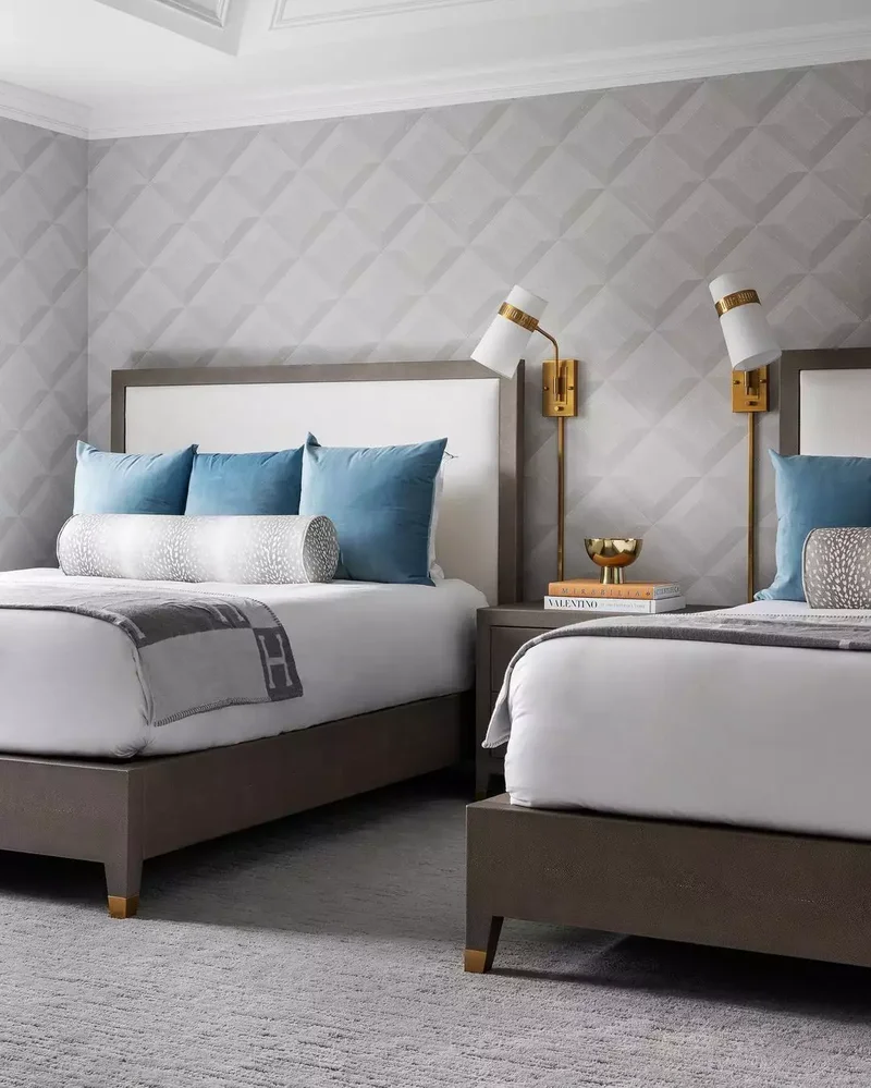 22 Calming and Expert-Approved Bedroom Layout Designs 12 Design a Bedroom With Two Beds