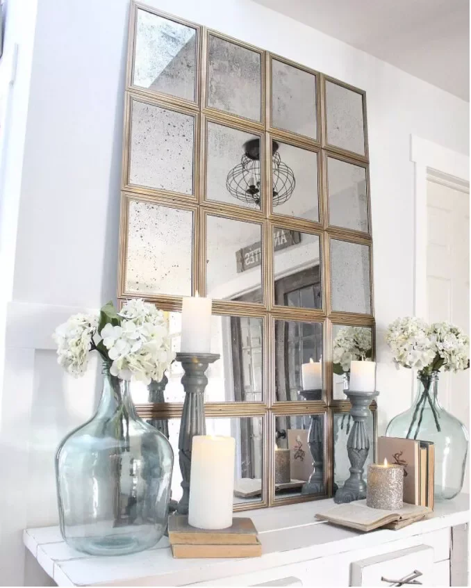 Design a DIY Window Pane Mirror