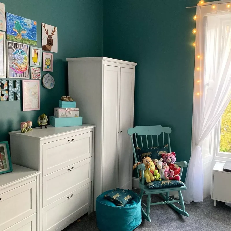 32 Stunning and Striking Teal Bedroom Design Inspirations 18 Design a Teal Nursery