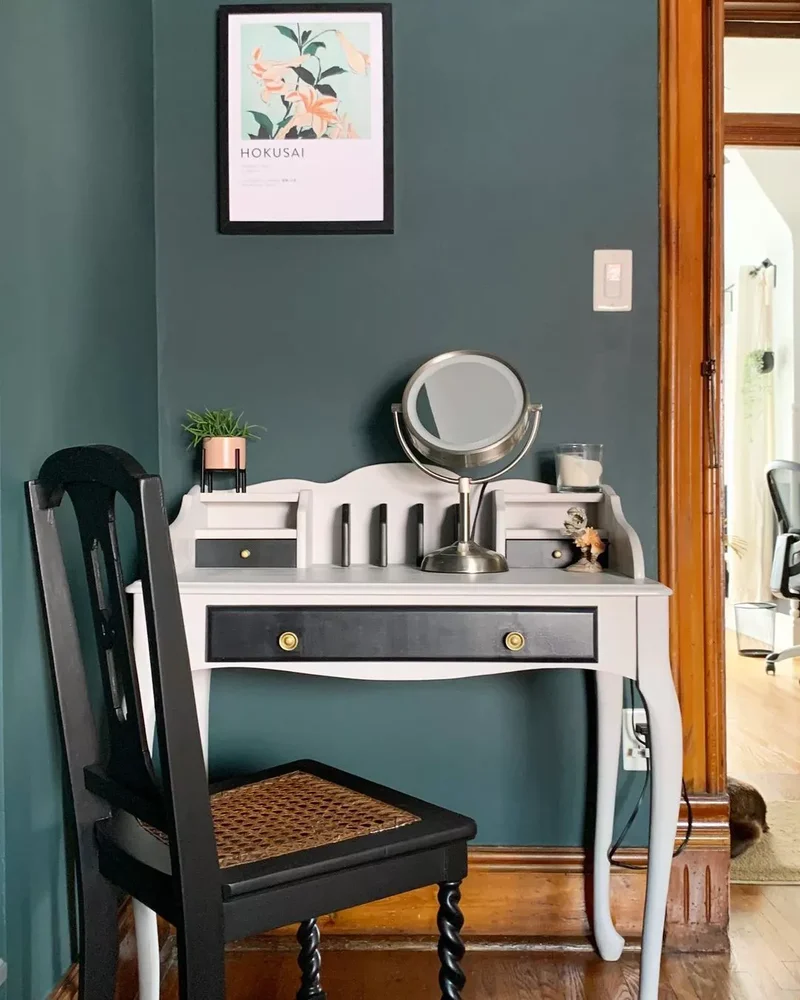 32 Stunning and Striking Teal Bedroom Design Inspirations 1 Designate a Teal Office Spot