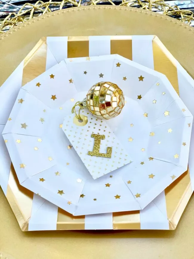 Disco Ball Place Setting