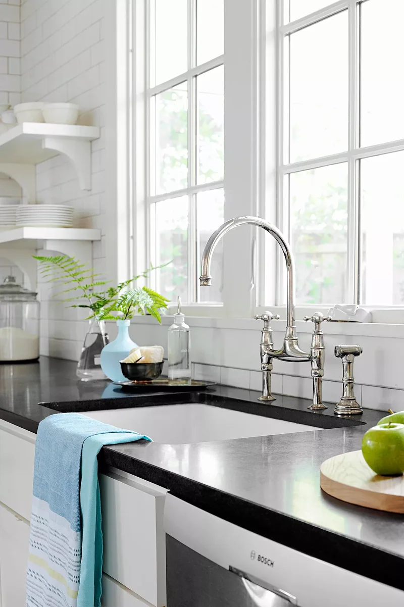 47 Small Kitchen Design Ideas for Maximum Style Impact 22 Display Colorful Linens